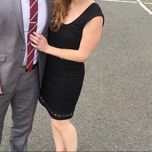 Black Lace BCBG Dress Size Small